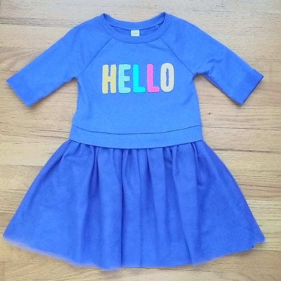HELLO Sweater Dress 4T